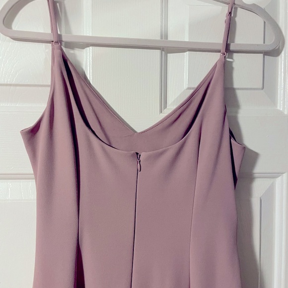 DB Studio Scoopback Stretch Crepe Sheath Dress with Ruching - Picture 4 of 7